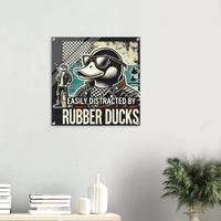 EASILY DISTRACTED BY RUBBER DUCKS | Acrylic Print - The Duck Yard