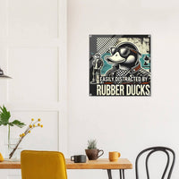 EASILY DISTRACTED BY RUBBER DUCKS | Acrylic Print - The Duck Yard