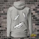 Feather || Unisex Premium Hoodie - The Duck Yard - 