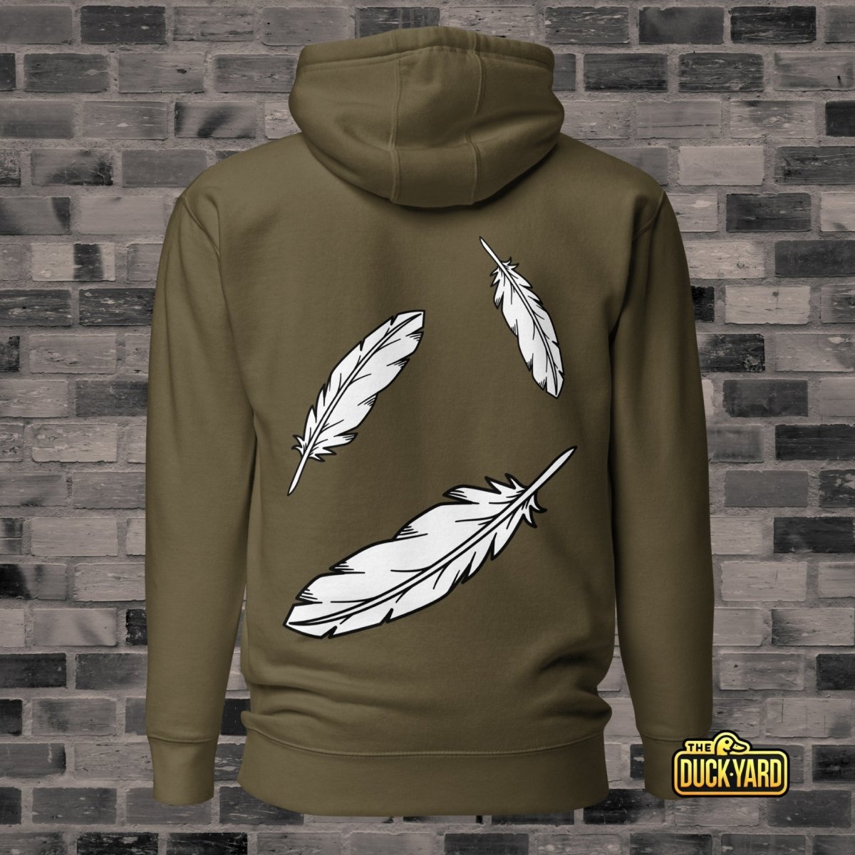 Feather || Unisex Premium Hoodie - The Duck Yard - 