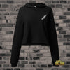 Feather || Women Premium Crop Hoodie - The Duck Yard - 