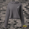 Feather || Women Premium Crop Hoodie - The Duck Yard - 