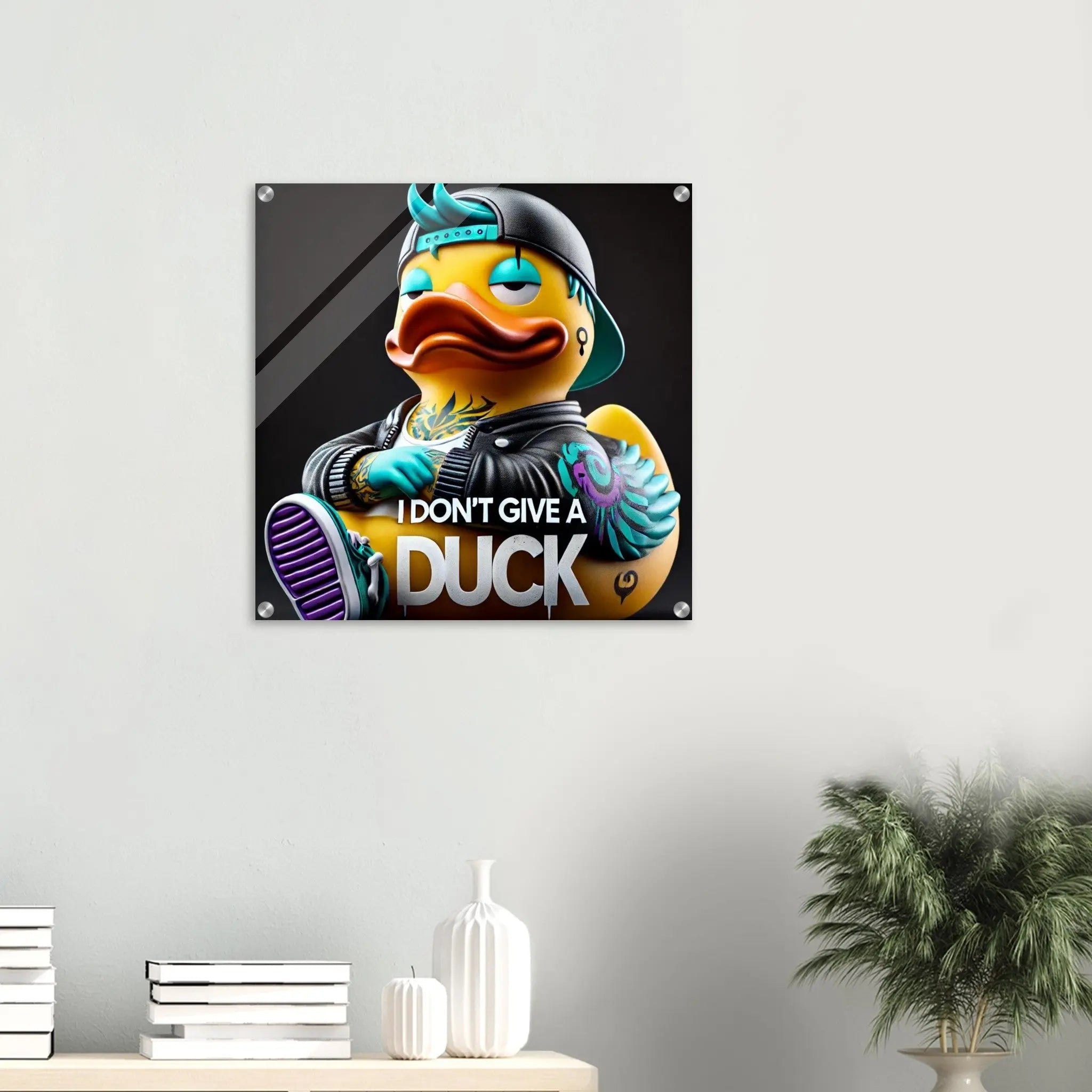 Franky Lazyfeather | Acrylic Print - The Duck Yard