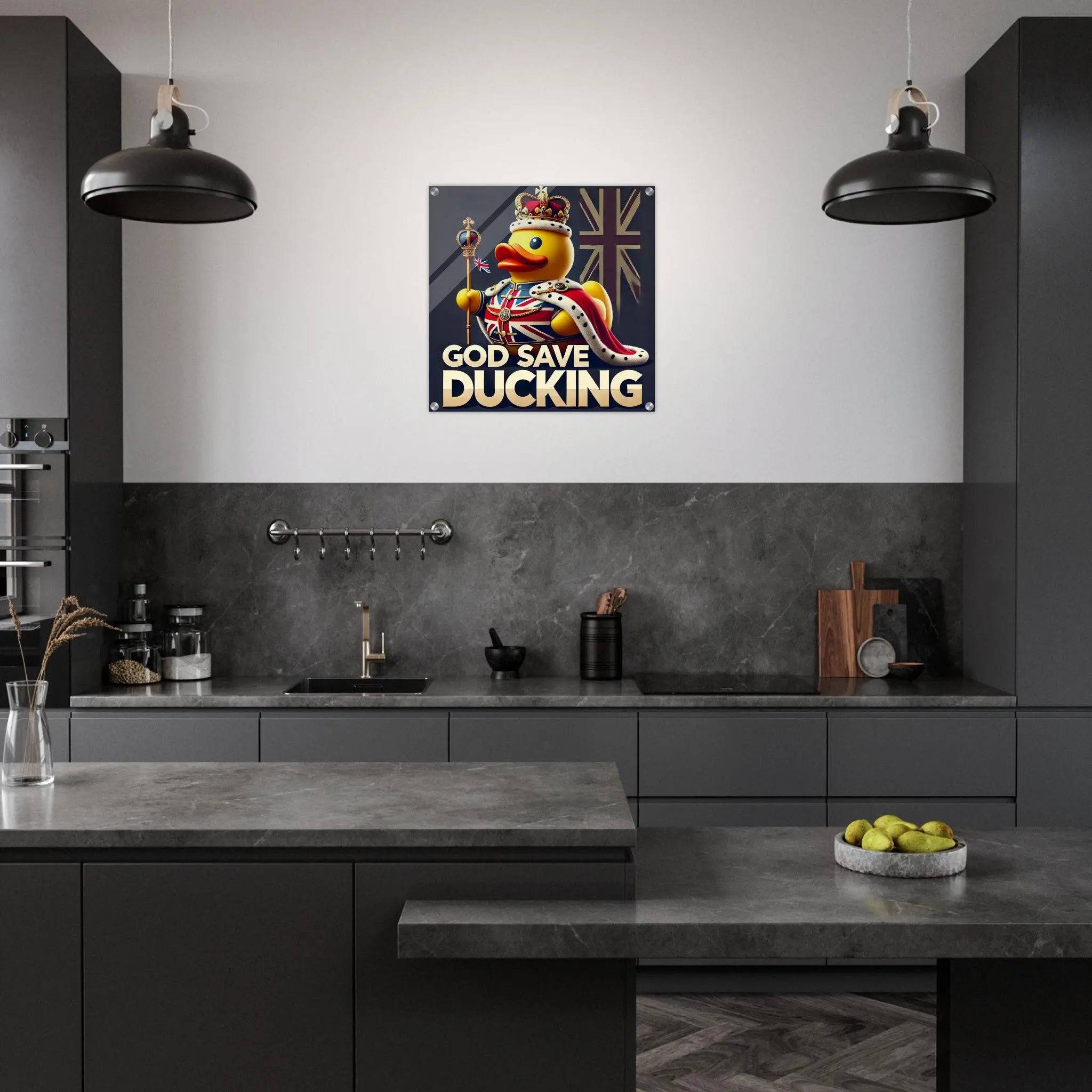 GOD SAVE DUCKING | Acrylic Print - The Duck Yard