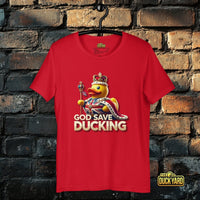 God Save Ducking | Unisex Premium T-Shirt - The Duck Yard - 
