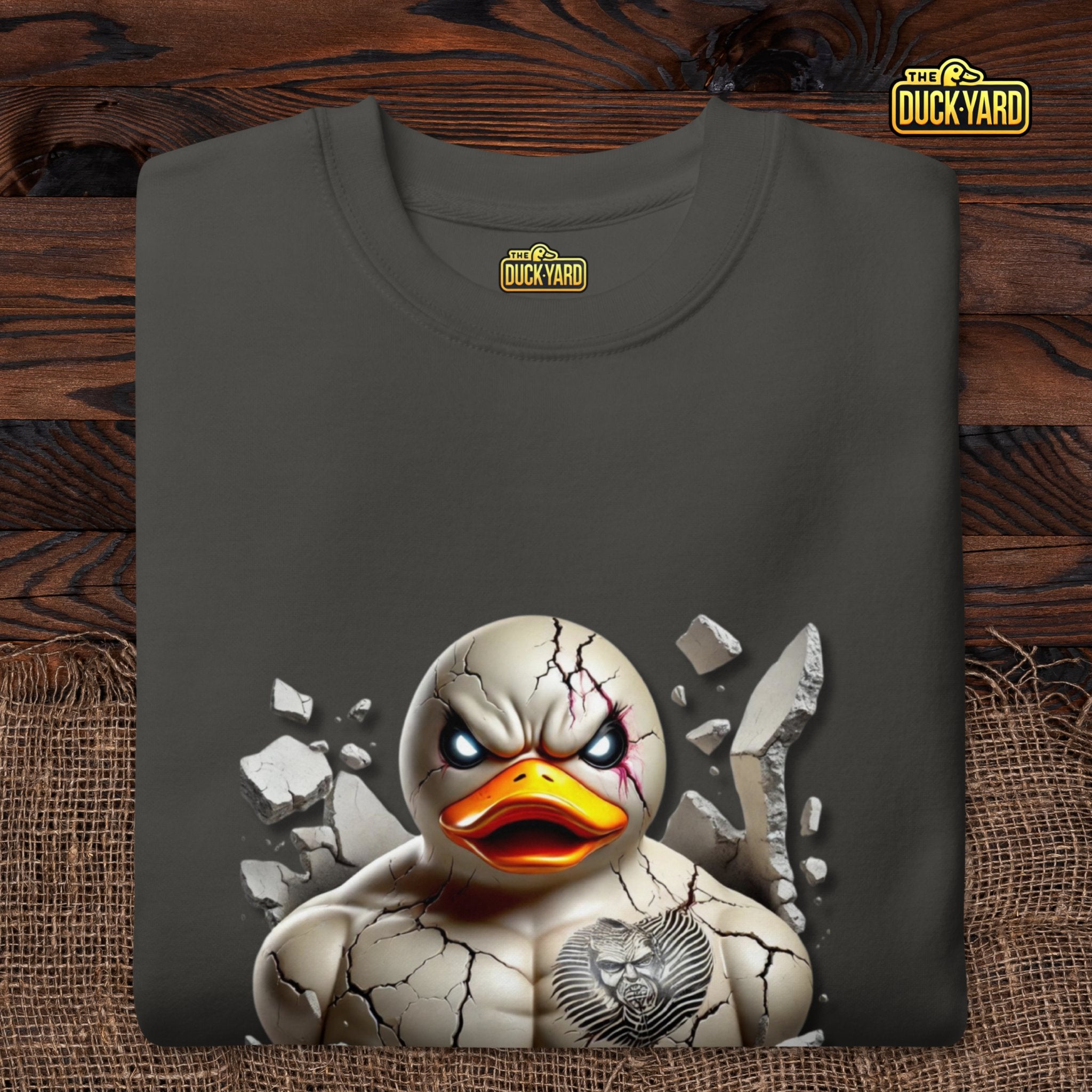 Iron Feather | Unisex Premium Sweatshirt - The Duck Yard