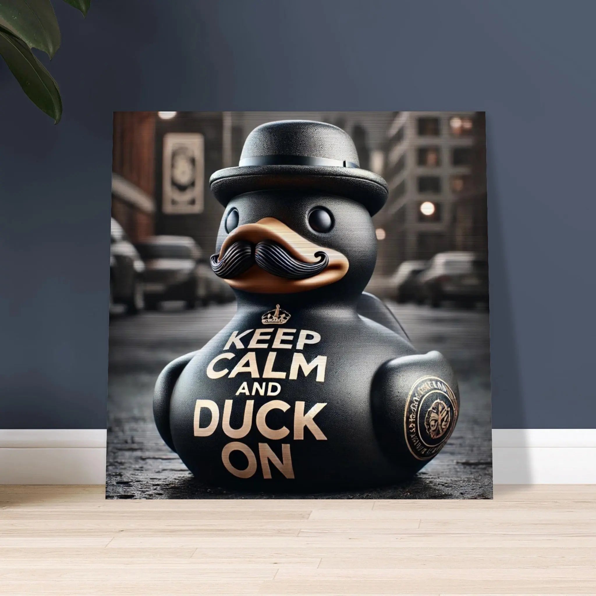 Mr. Wingston | Brushed Aluminum Print - The Duck Yard