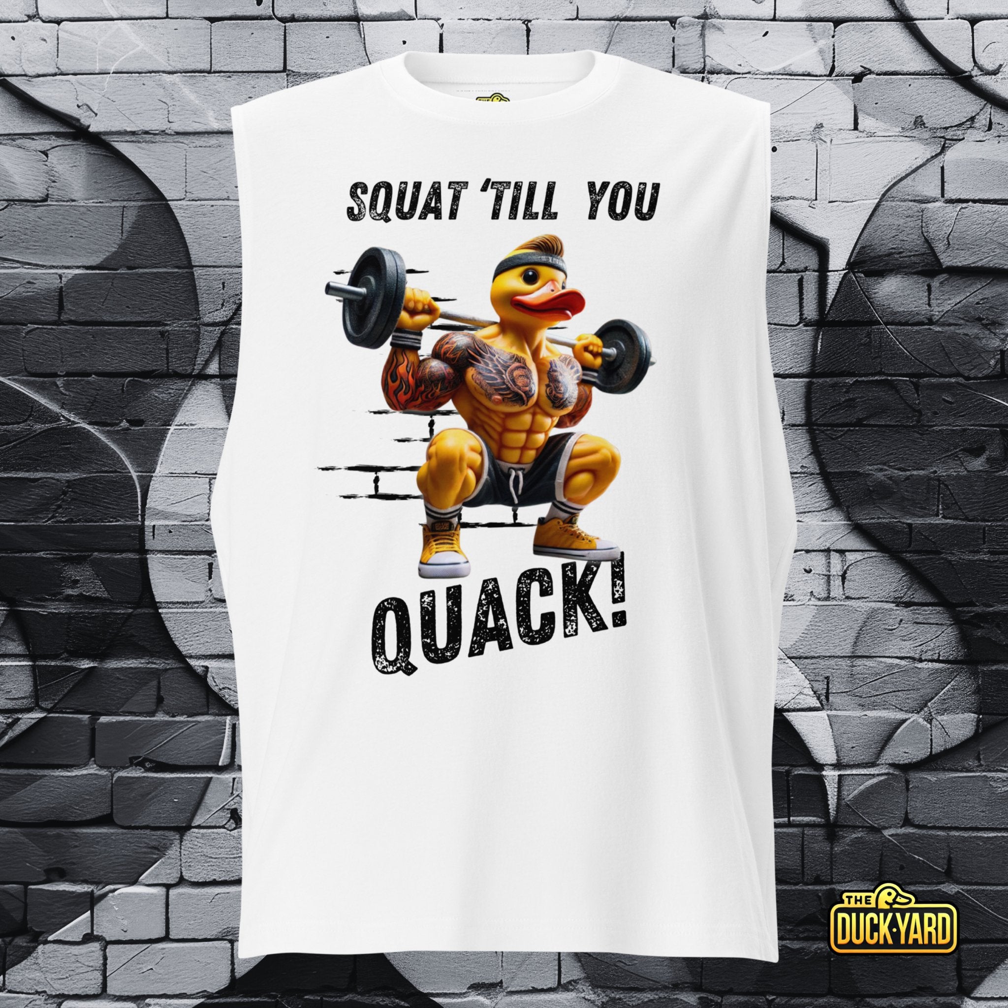 Squat 'till you quack | Tank Top - The Duck Yard