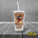 Zero Quacks Given | Clear plastic tumbler - The Duck Yard